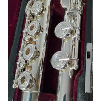 Flauta Transversal Yamaha Yfl 784 Profissional Vazada Prata  comprar usado  Brasil 