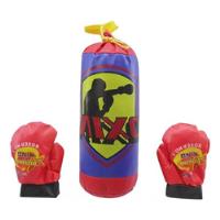 Kit Boxe Boxeador Com Luva E Saco De Pancada Infantil comprar usado  Brasil 