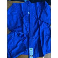 Kimono Jui Jitsu Liso Shihan Tamanhos M3 Azul Luta comprar usado  Brasil 