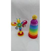 Usado, Kit 2 Brinquedos Para Bebês Potinhos Fisher Price  Borboleta comprar usado  Brasil 