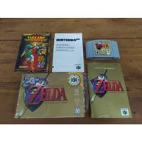 The Legend Of Zelda Ocarina Of Time N64 C/ Caixa E Manual  comprar usado  Brasil 