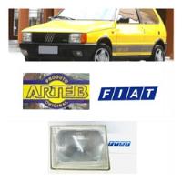 Usado, Farol Ld Uno Arteb Com Logo Fiat Na Lente 85/93 Original comprar usado  Brasil 