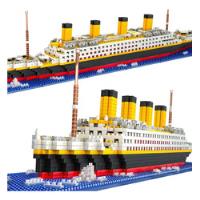 Blocos De Montar Modelo Navio Titanic Pacote C/ 1860 Peças comprar usado  Brasil 