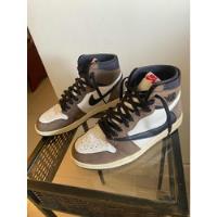 Tênis Sneaker Air Jordan 1 High Dark Mocha X Travis Scott, usado comprar usado  Brasil 