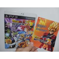 Jogo Ps3 Dragon Ball Z Battle Of Z Fisico Completo Original  comprar usado  Brasil 