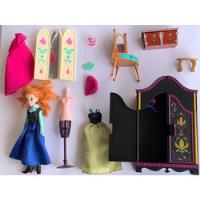 Quarto Brinquedo Anna Frozen Com Guarda Roupas E Boneca comprar usado  Brasil 