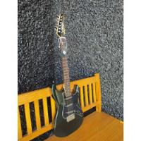 Guitarra Strato Seizi Vision Preta Com Pequeno Detalhe Atras, usado comprar usado  Brasil 