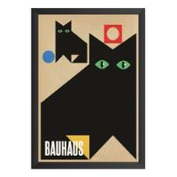 Quadro Retrô - Bauhaus Cats - Decora  - 45 Cm X 64 Cm comprar usado  Brasil 