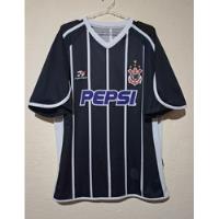 2001-2 (g) Camisa Corinthians 9 Preta Pepsi comprar usado  Brasil 