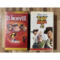 Fitas Vhs _ Os Incríveis + Toy Story 2 Disney Pixar, usado comprar usado  Brasil 