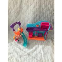 Kit Polly Pocket 2 Cenários Pet Shop E Escorrega + 2 Bonecas, usado comprar usado  Brasil 