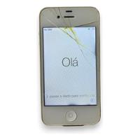 iPhone 4 Usado Branco 8 Gb 512 Mb Ram White, usado comprar usado  Brasil 