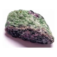 Pargasita Com Rubi E Zoizita Verde Pedra Bruta Mineral N4119 comprar usado  Brasil 