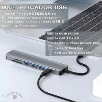 Usado, Usb Hub Type C Hdmi Para Apple Macbook Air Pro M1 iPad Dock comprar usado  Brasil 