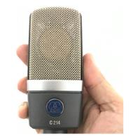 Microfone Akg C214 Condensador Cardioide Cor Cinza comprar usado  Brasil 
