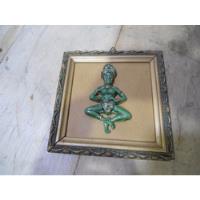 Lindo E Antigo Quadro Deusa Hindu - Alto Relevo Em Pedra comprar usado  Brasil 