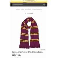 Cachecol Grifinória Oficial Harry Potter, usado comprar usado  Brasil 