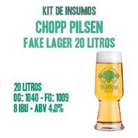 Kit De Insumos Chopp Pilsen Fake Lager 20 Litros, usado comprar usado  Brasil 