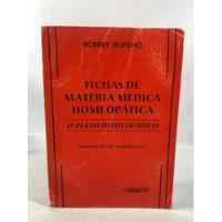Livro Fichas De Matéria Médica Homeopátca Andrei 2000 O654 comprar usado  Brasil 