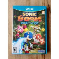 Sonic Boom Rise Of Lyric (mídia Física) - Nintendo Wii U comprar usado  Brasil 