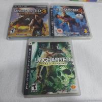 Uncharted 1,2 E 3 De Playstation 3 , usado comprar usado  Brasil 