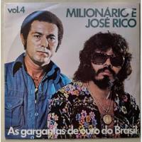 Vinil (lp) Milionario E Jose Rico Vol 4 - Milionario E Jose , usado comprar usado  Brasil 