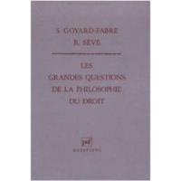Livro Les Grandes Questions De La Philosophie Du Droit - S. Goyard Fabre / Rene Seve [1986] comprar usado  Brasil 