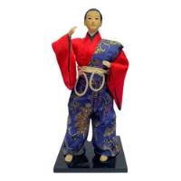 Boneco Japonês Samurai Decoração Ou Colecionismo - 28 Cm comprar usado  Brasil 