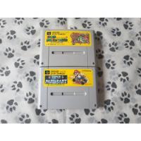 Super Mario World + Mario Kart Originais Japonês Para Snes , usado comprar usado  Brasil 