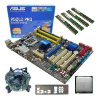 Placa Mãe Asus P5qld Pro Lga 775 Cpu Intel Core 2quad Q9550, usado comprar usado  Brasil 