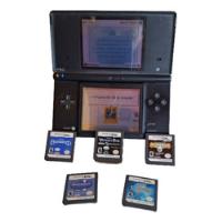 Game Boy Nintendo Dsi Preto Com 5 Jogos Fonte Bivolt Ler Des comprar usado  Brasil 