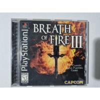 Breath Of Fire 3 Original Ps1 Black Label comprar usado  Brasil 