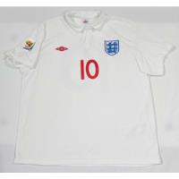 Camisa Inglaterra 2010 Branca Tam 46 Copa Da África comprar usado  Brasil 