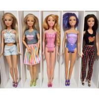 Lote De 5 Bonecas Barbie N2 comprar usado  Brasil 
