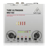 Pre Amplificador Valvulado Behringer Tube Ultragain Mic 100 comprar usado  Brasil 