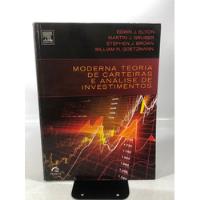 Livro Teoria De Carteiras E Análise De Investimentos O936, usado comprar usado  Brasil 