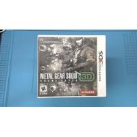 Metal Gear Solid 3 Snake Eater 3d - Nintendo 3ds comprar usado  Brasil 