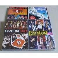 Dvd Rebeldes Live In Rio / Ao Vivo / En Vivo E Hollywood comprar usado  Brasil 