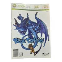 Capa E Manual Somente Blue Dragon Xbox 360 comprar usado  Brasil 