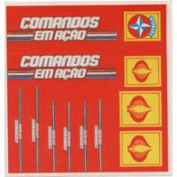 Adesivos Cartela Com 12 Comandos Em Ação Da Estrela comprar usado  Brasil 