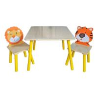 Usado, Conjunto Infantil Zoo Kit 1 Mesa E 2 Cadeiras Em Mdf-import comprar usado  Brasil 