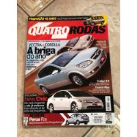 Revista Quatro Rodas 546 Vectra Corolla Civic Hiluz Cd Sw4, usado comprar usado  Brasil 