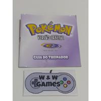 Pokémon Versão Crystal - Apenas Manual Original Gradiente comprar usado  Brasil 