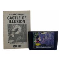 Jogo Castle Of Illusion Fita + Manual Original Mega Drive comprar usado  Brasil 