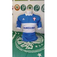 Usado, Camisa Palmeiras Savóia Azul Rara Oficial Original M 2009 comprar usado  Brasil 