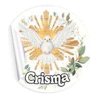 15 Adesivos Personalizados Para Lembrancinhas De Crisma 5x5, usado comprar usado  Brasil 