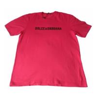 Camiseta Masculina Dolce Gabbana Vermelha Tamanho Gg, usado comprar usado  Brasil 
