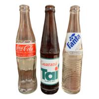 Garrafas De Refrigerante Antigas Coca Cola Guaraná Tai Fanta comprar usado  Brasil 