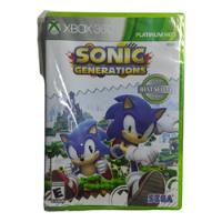Jogo Sonic Generations Xbox 360 Lacrado Capa Quebrada Ler!, usado comprar usado  Brasil 