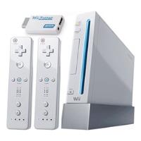 Console Nintendo Wii Completo Com 2 Kits De Controle E Adaptador Hdmi comprar usado  Brasil 